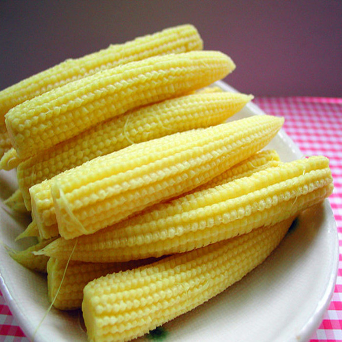 canned baby corn cut
